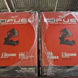 Milwaukee M18 FUEL 18-Volt Lithium-Ion Brushless Cordless 14 in. Abrasive Cut-Off Saw (Tool-Only) $330 