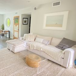 Couch- Mid Century Modern L-shape (washable)