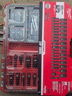 Milwaukee impact socket set