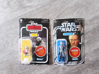 Star Wars Retro Collection Yoda and Grand Moff Tarkin