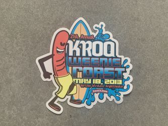 KROQ Weenie Roast - sticker - 2013