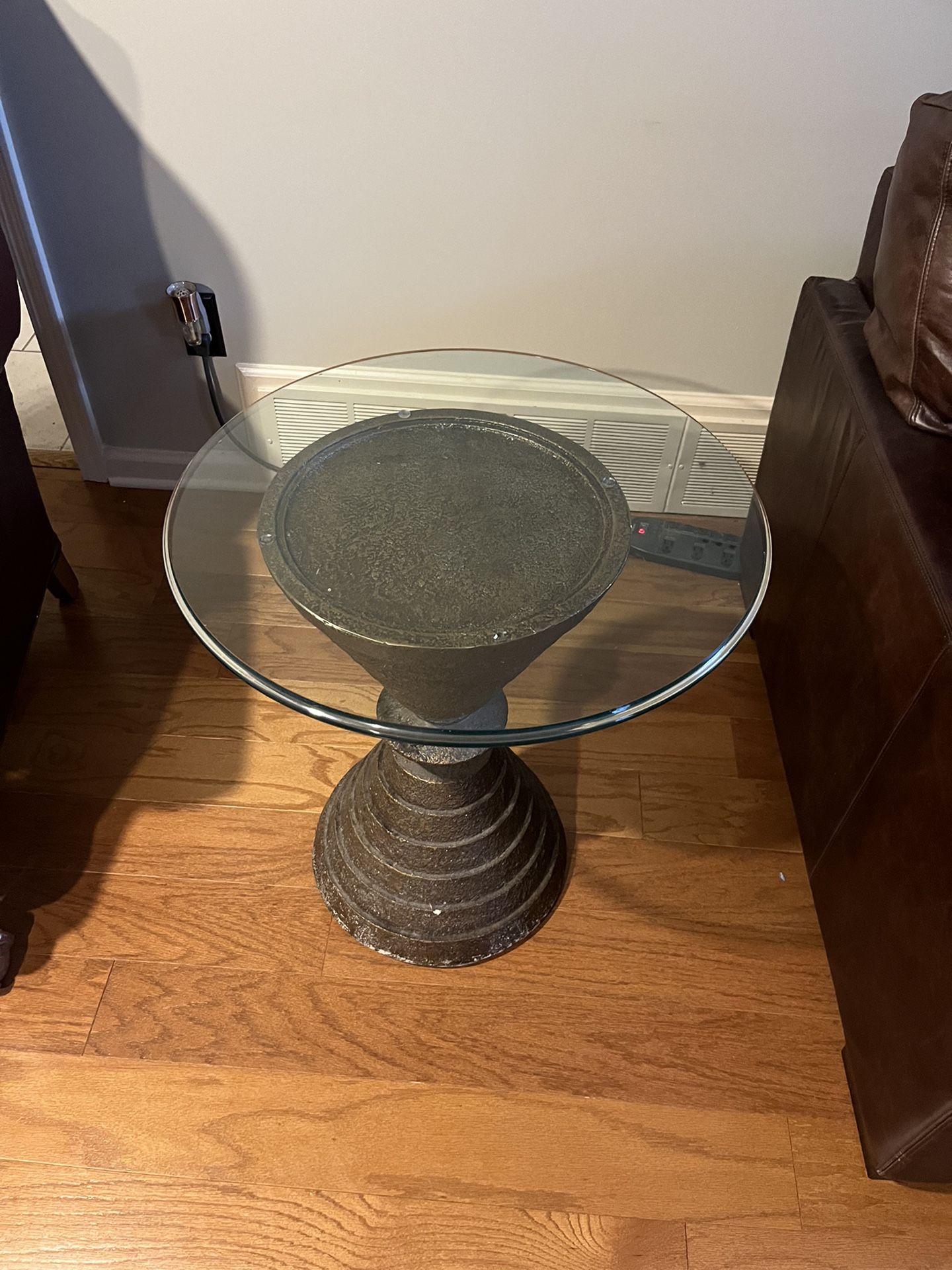 Heavy Base End Table