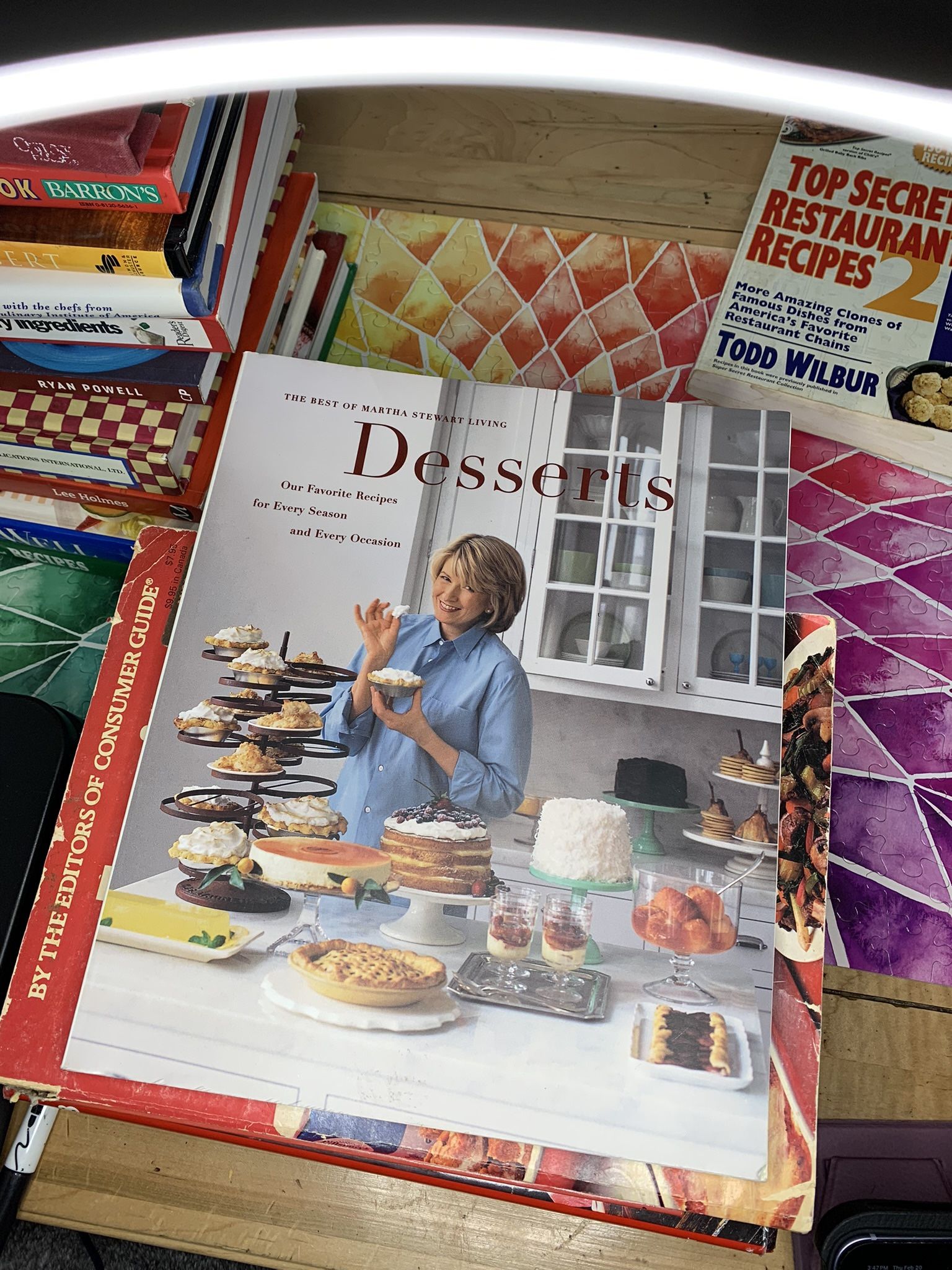 Desserts by Martha Stewart - paperback book