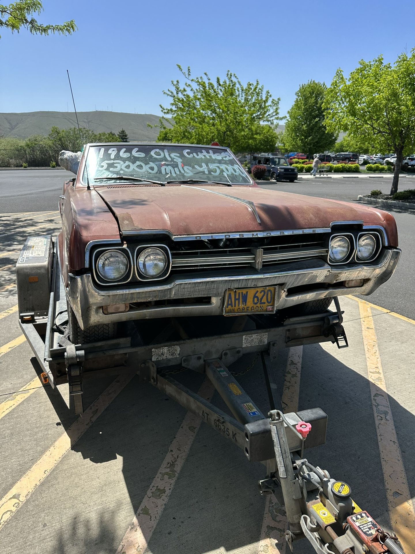 1966 Olds Cutlass Convertible With 53,000 Original Miles