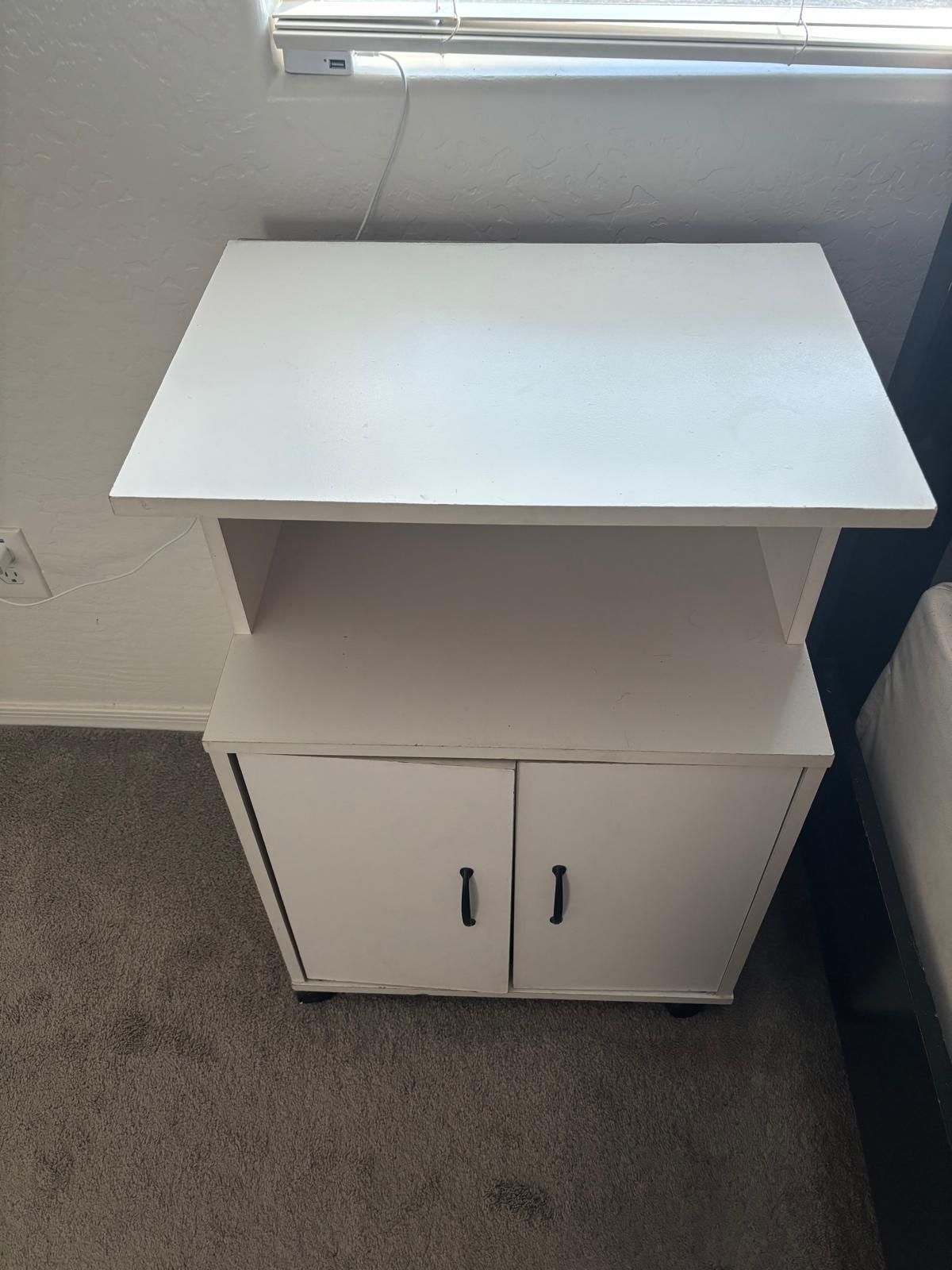 Bedroom Side Table & Plant Stand