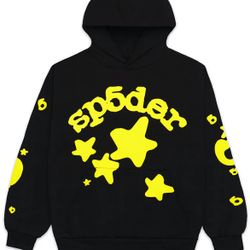 Yellow Beluga Sp5der Hoodie