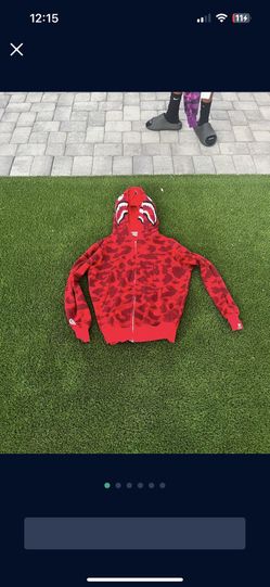 Red bape hoodie