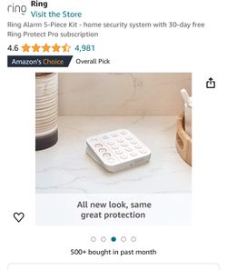 Ring Alarm Home Security Kit 