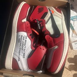 Off White Jordan 1: The 10 Size 13 Used