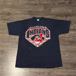 Cleveland Indians Throwback Baseball T-Shirt 