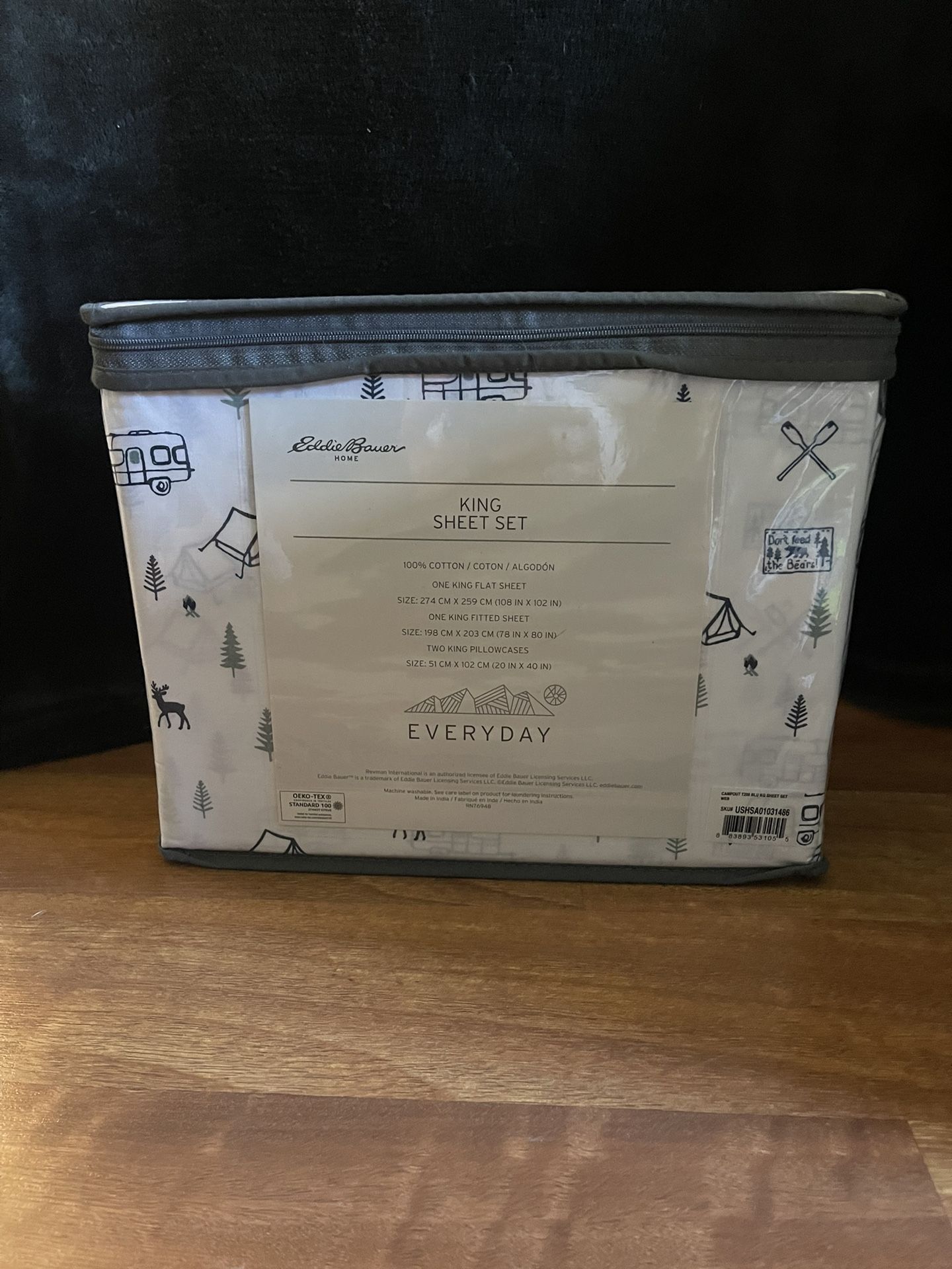 Brand New Eddie Bauer King Sheet Set