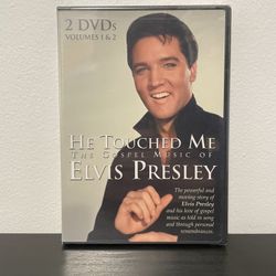He Touched Me Gospel Music Of Elvis Presley DVD Volumes 1 & 2 NEW SEALED 2000