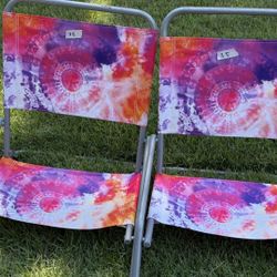 Tie-dye Beach Chairs
