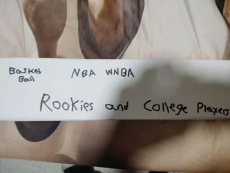 NBA WNBA rookie collage sport cards box