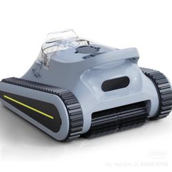 Seauto Crab Cordless Robotic Pool Vacuum, Wall-Climbing, Automatic Pool Cleaner, Suitable for Walls and Floors of 1614 Square Feet Pool