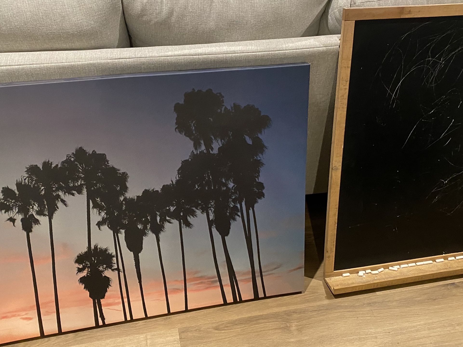 Scenic Canvas & Decorative Chalkboard