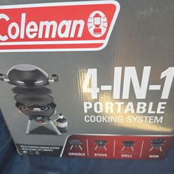 Coleman 4-1 portable cooking system