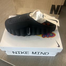 Nike Mind 001 Slide Black Chrome Size 8 Men