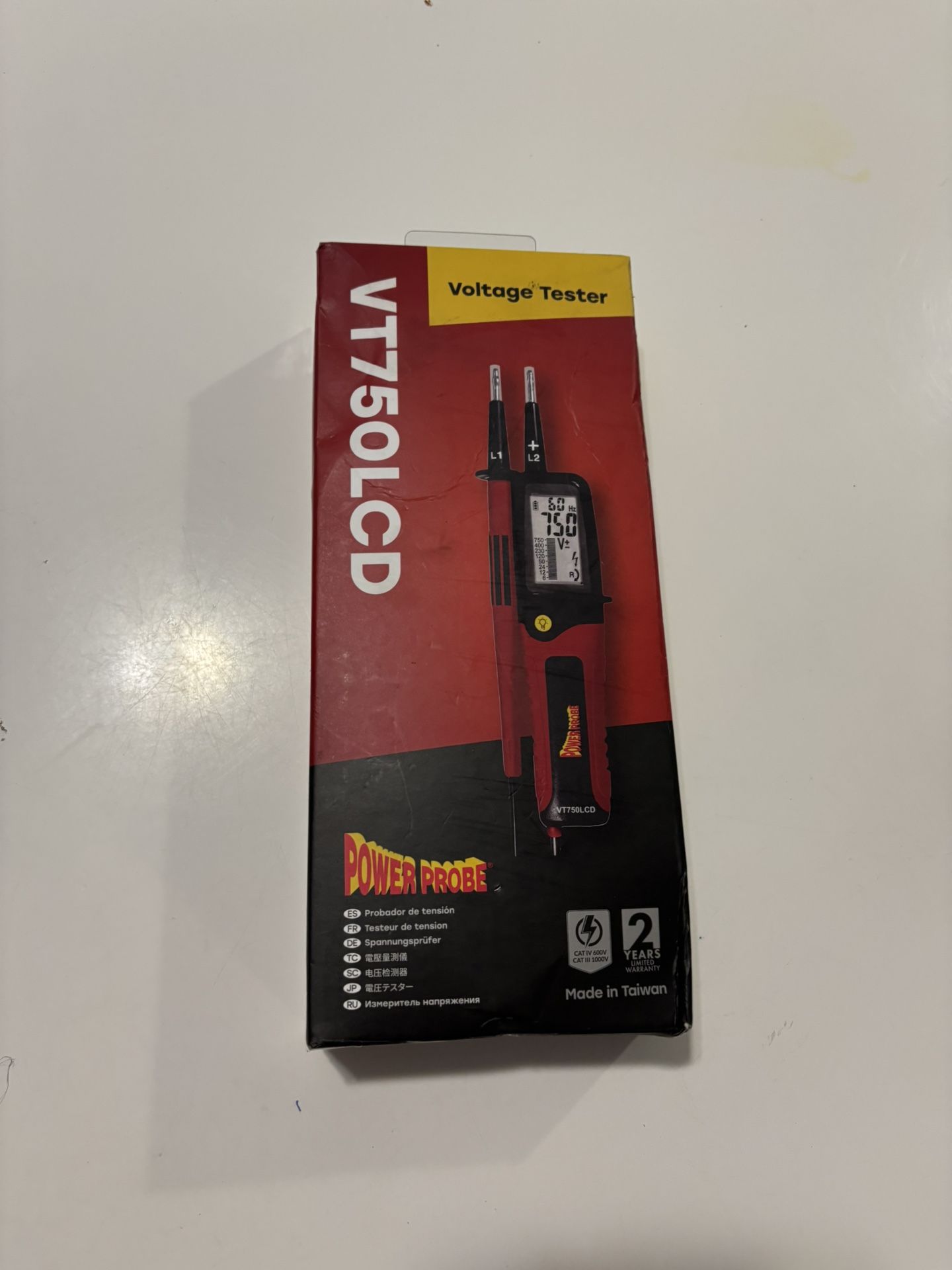 MATCO TOOLS POWER PROBE VT750LCD 2 POLE VOLTAGE TESTER