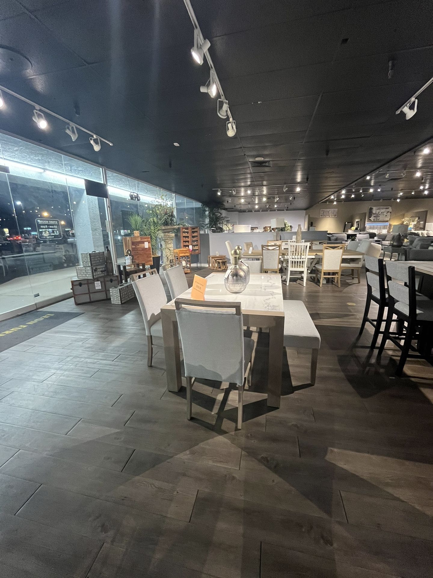 Grey 6PC Dining Table Set