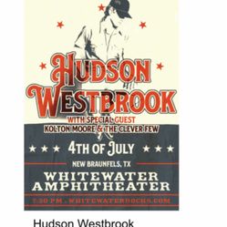 Hudson Westbrook Tickets