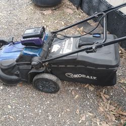 Cobalt 20-" Cordless Electric Lawn Mower With Cord And One Battery