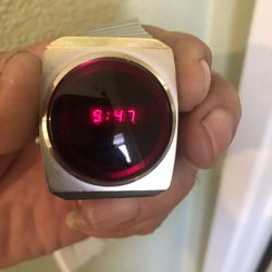 Vintage BENRUS Led Watch From The 70s Works Perfect 