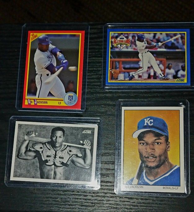 Bo Jackson Baseball Cards Mint Condition