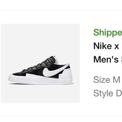 Nike Sacai Blazers Size 8 