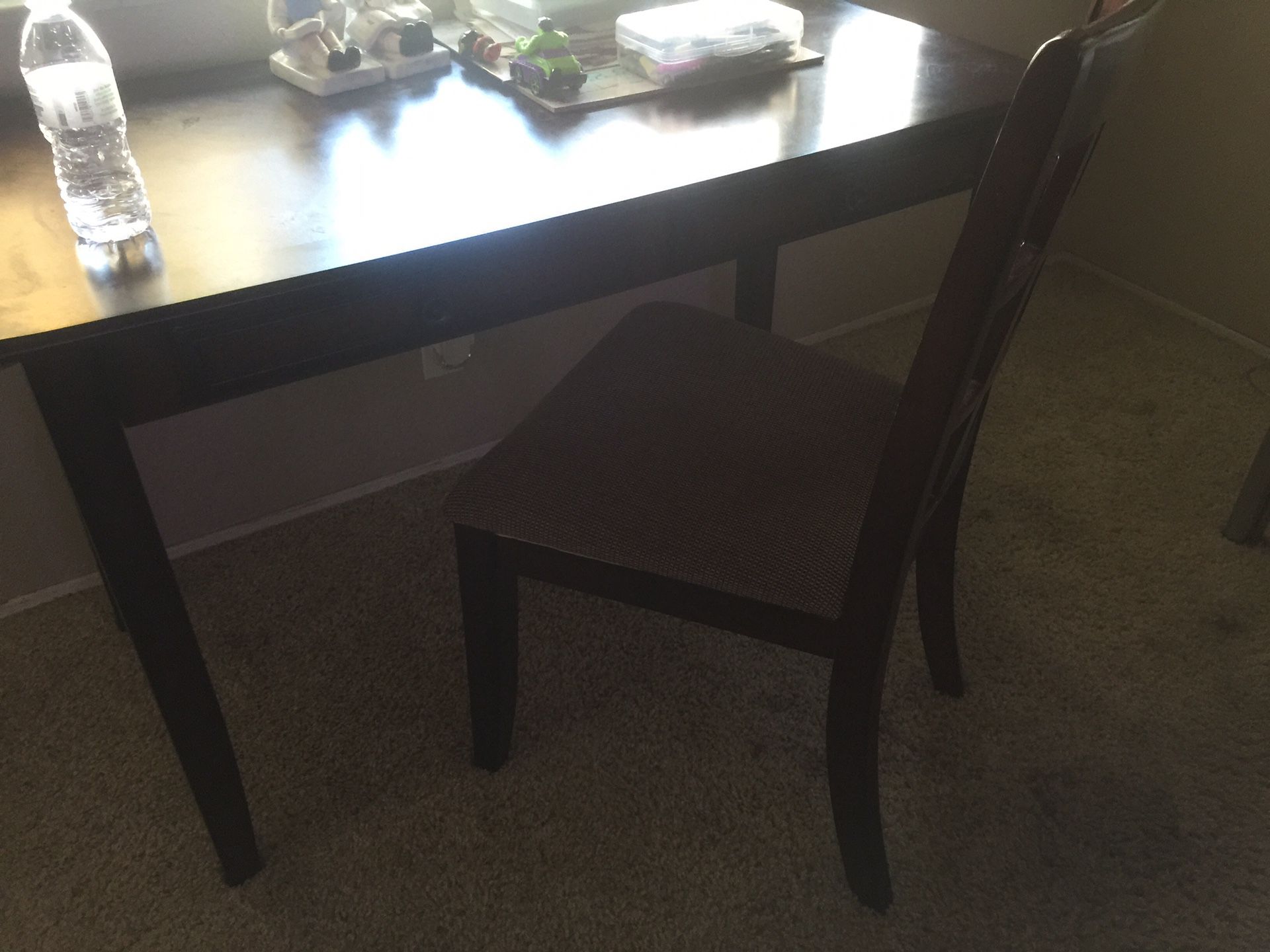 2 Drawer Desk with Chair