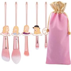 5PCS Popular TSinger Theme Taylor Makeup Brushes Set Cosmetic Merch Stuff Kawaii 