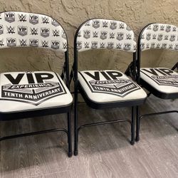 WWE Rare VIP Experience 2023 Ringside Chairs - WWE VIP Padded Folding Chair - $95 EACH 😎 - See My Items 