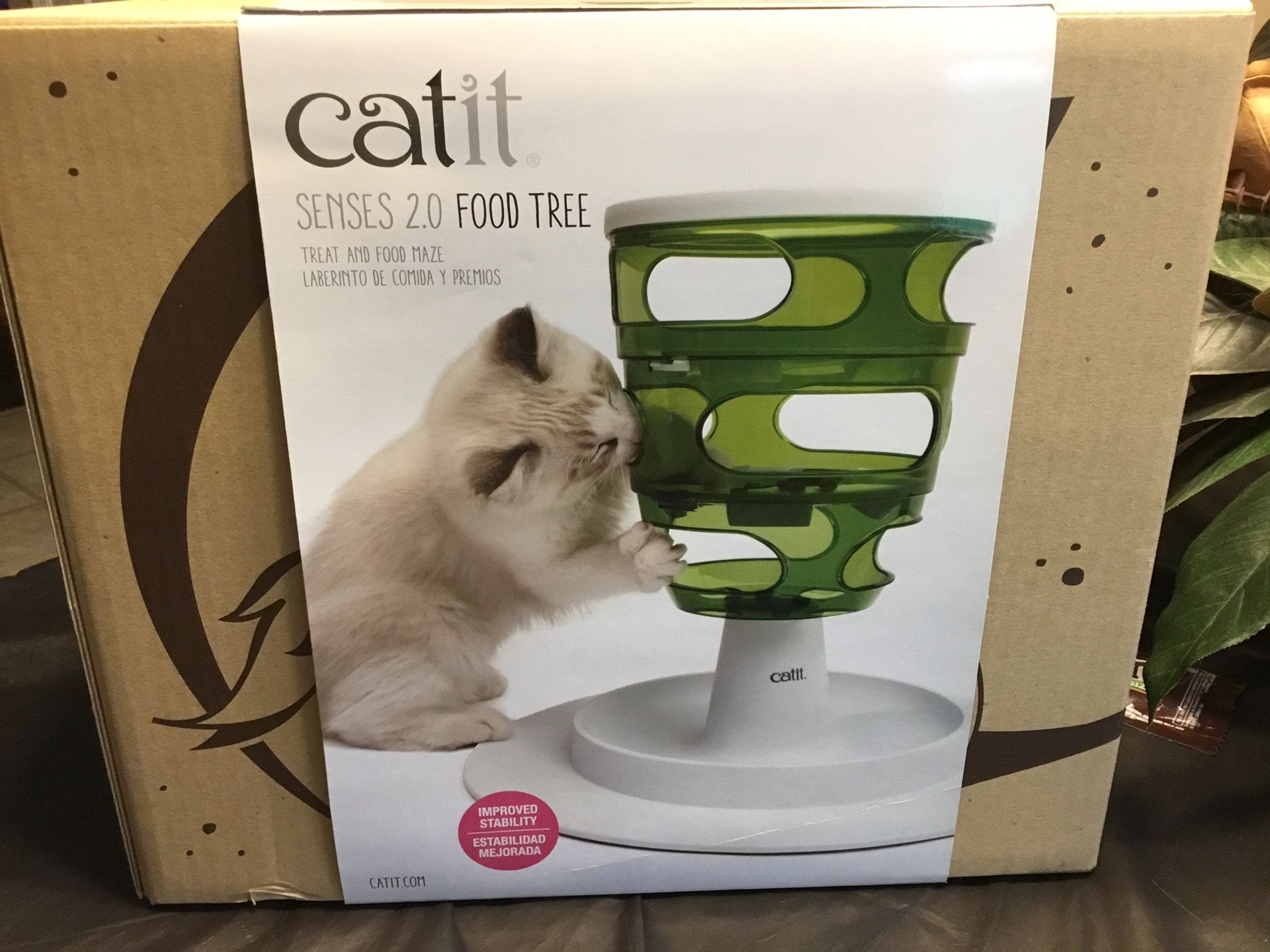 Catit Senses 2.0 Food Tree Pet Feeder