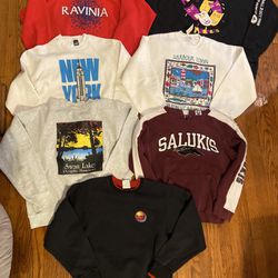 Vintage Crewneck Sweatshirt Lot 