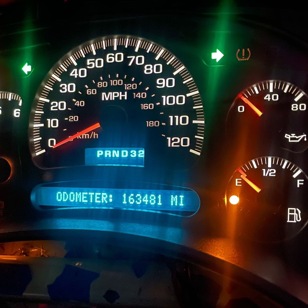 Chevy Cluster Odometer 