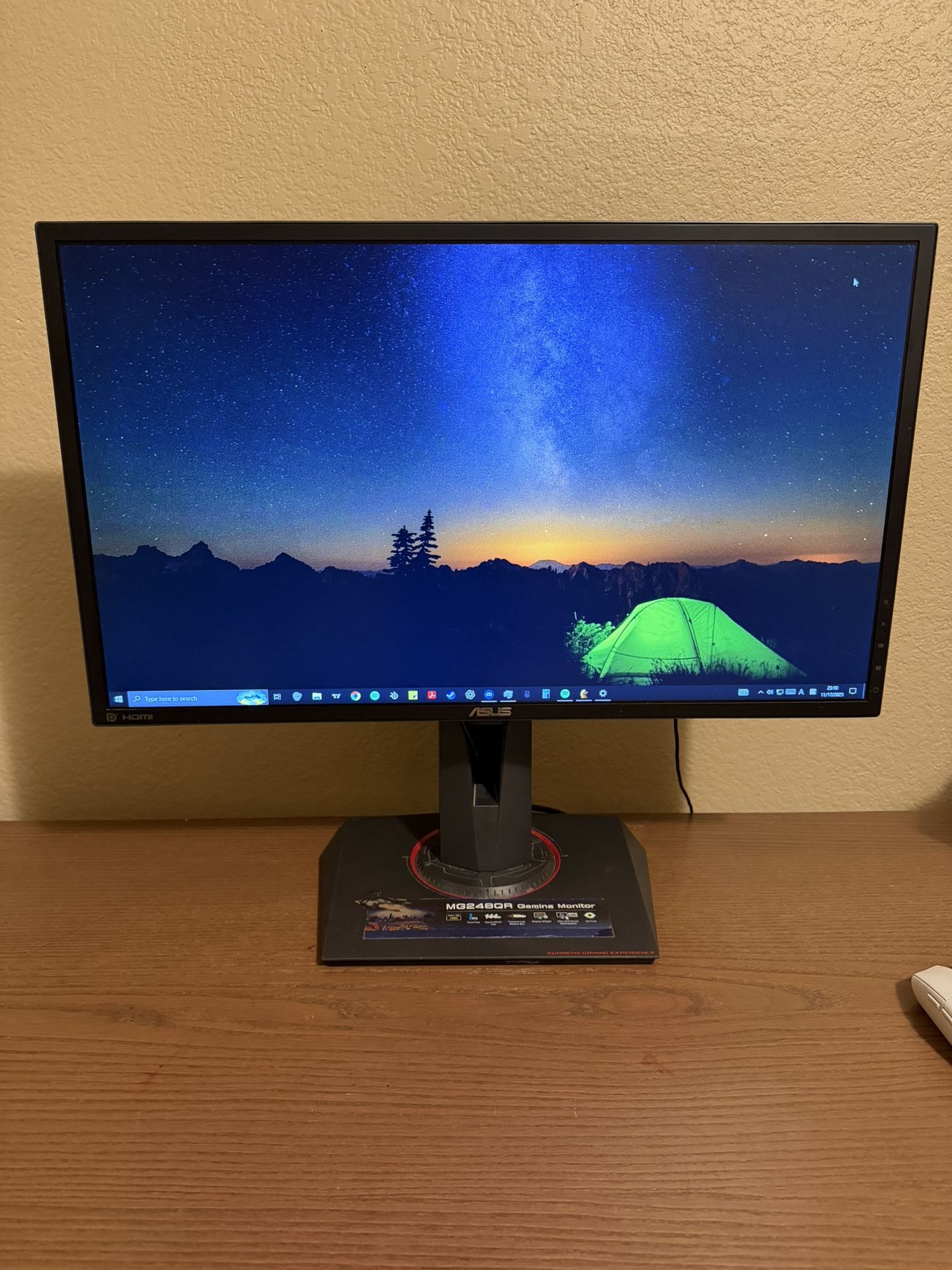 ASUS 24” 144Hz Gaming Monitor (HDMI, 1ms, Adjustable Stand)