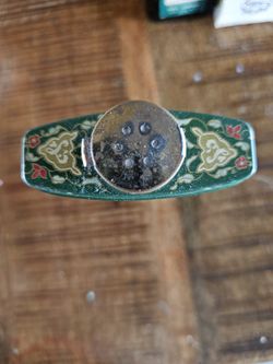 Vintage Emeraude Coty Talc Powder Tin