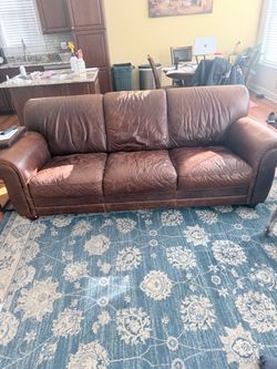 Leather couch