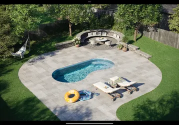 Jamaica 12 Fiberglass Pool by Latham — $52,150 installed | 12' × 24' relaxed freeform