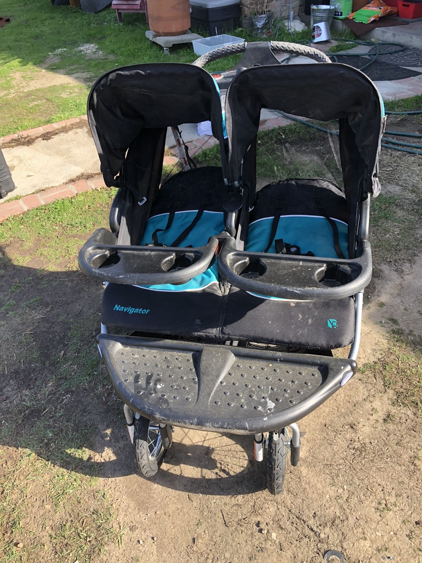 Expedition double jogging stroller