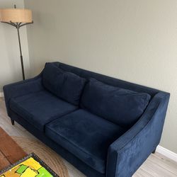 Blue Velvet Couch