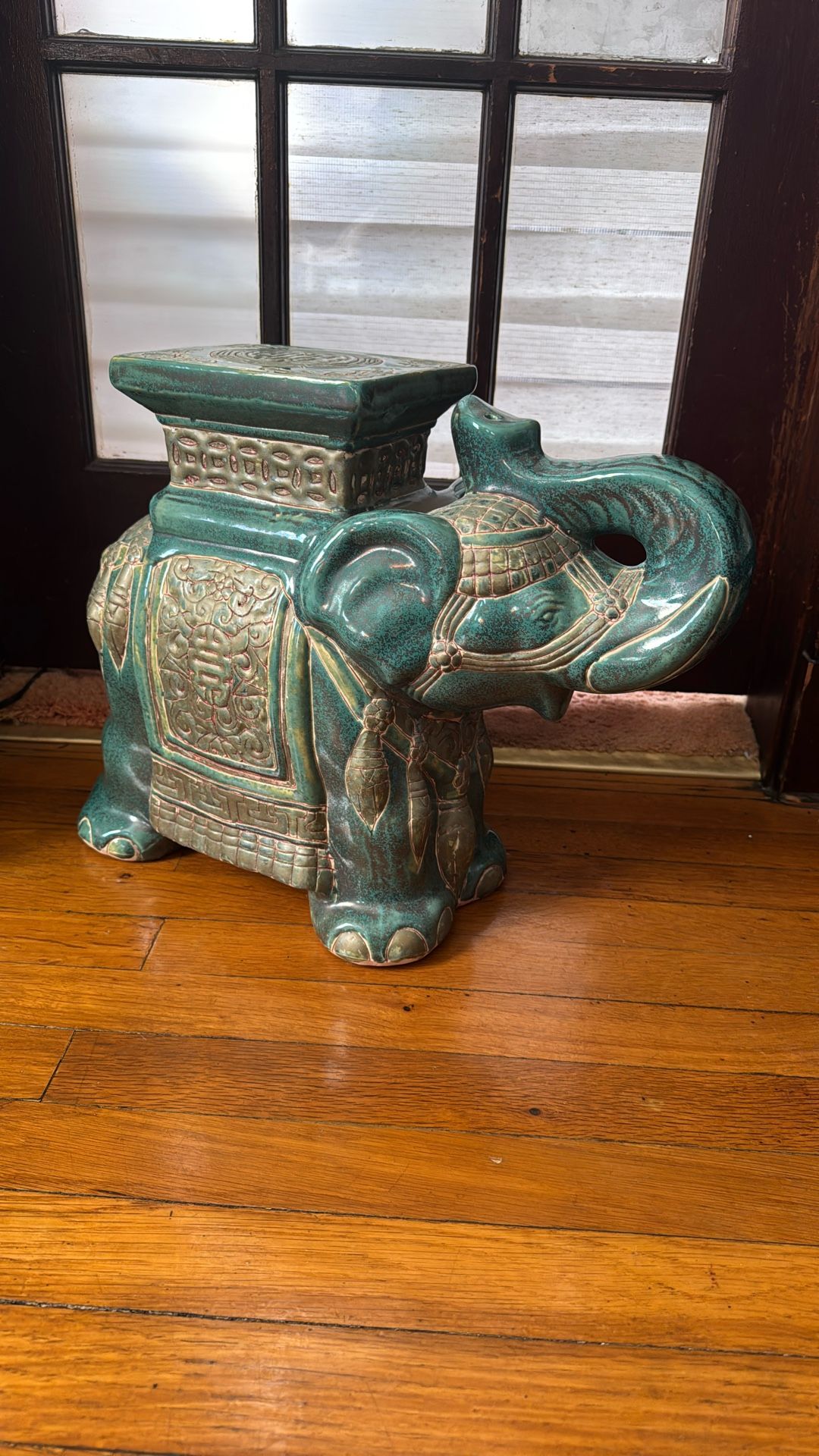 Ceramic Elephant Decor Or Plant Stand