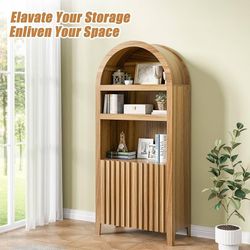 High Arched Display and Storage Cabinet