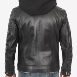 Calving Client Leather Jacket 