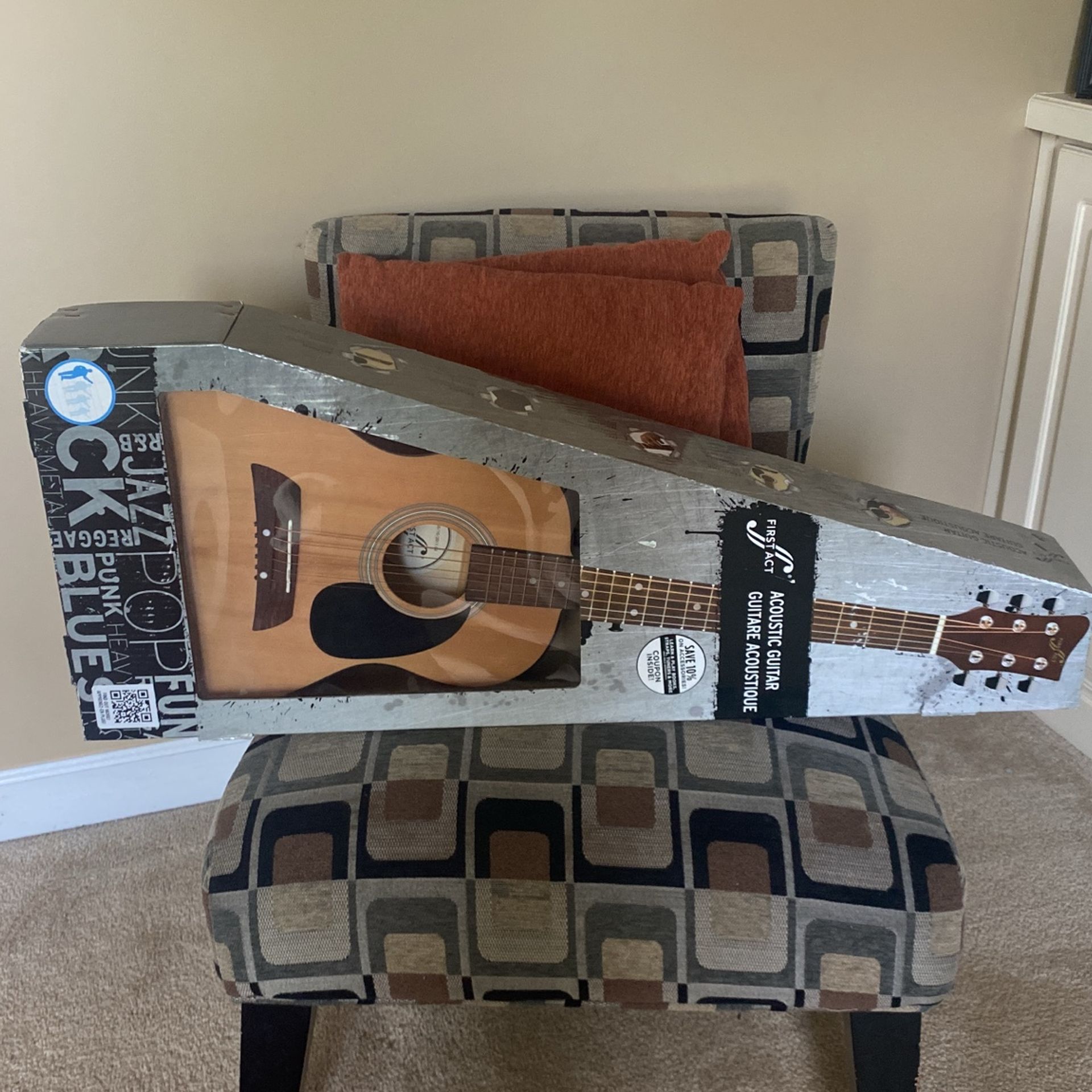 First Act Acoustic Guiltar -$50 B/O like New, In Box)