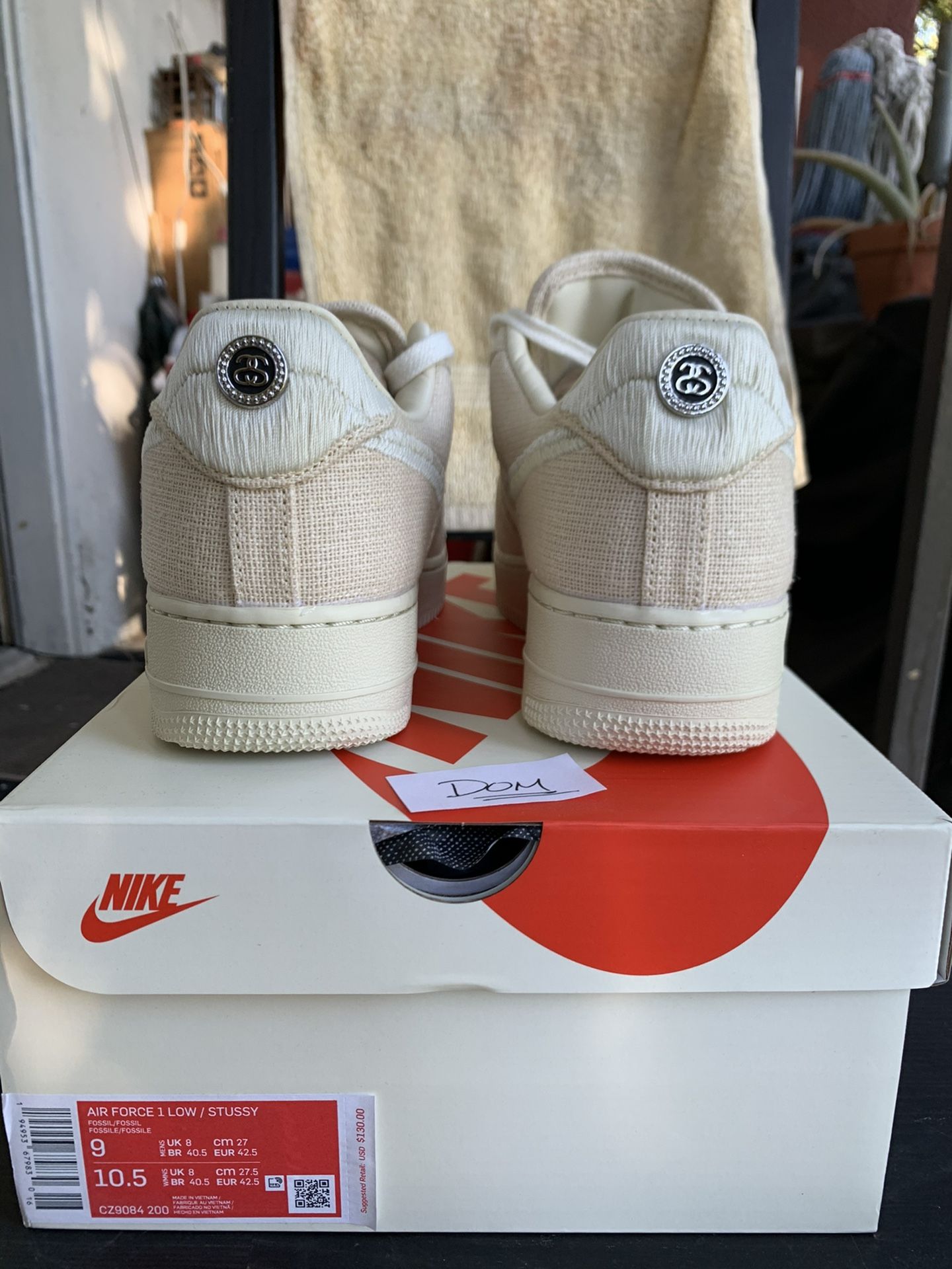 Nike Air Force 1 Stussy Fossil Low