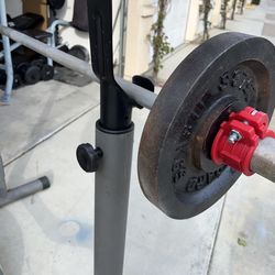 Squat Rack 60 Lbs On Bar