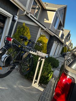 Four position folding bike rack