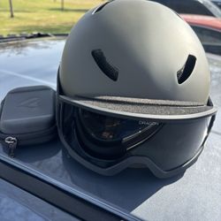 Ledge Adult Lg Ski/snowboard Helmet And Goggles