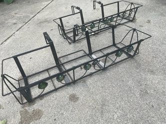 Two hanging bed gardens